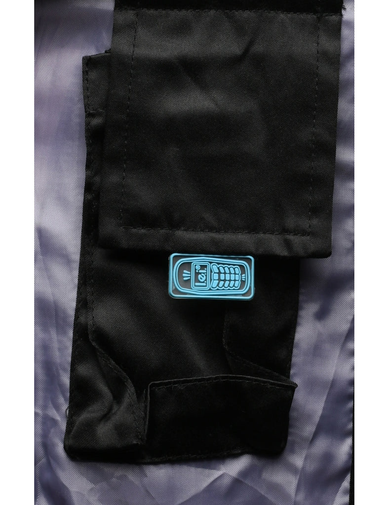 Zip Front Puffer Jacket - M