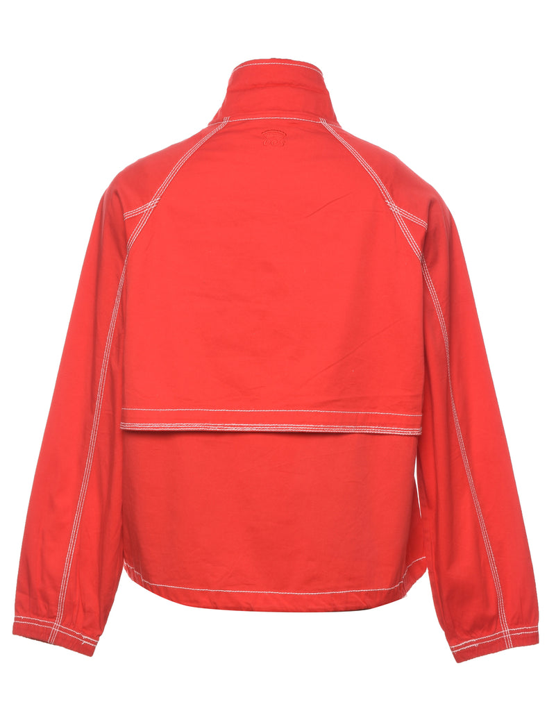 Zip Front Red Jacket - M