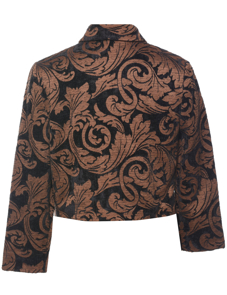 Zip Front Tapestry Jacket - S