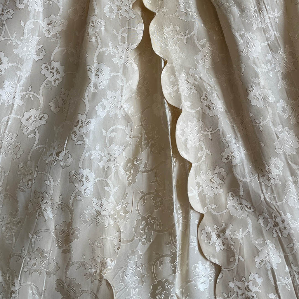 Rare 1950s Ivory Prom Wedding Dress - S