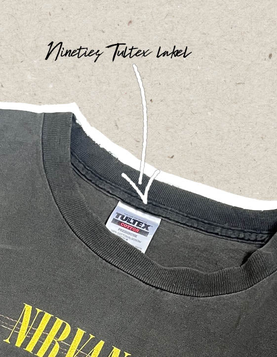 Rare 1996 Nirvana 'From The Muddy Banks Of The Wishkah' T-shirt