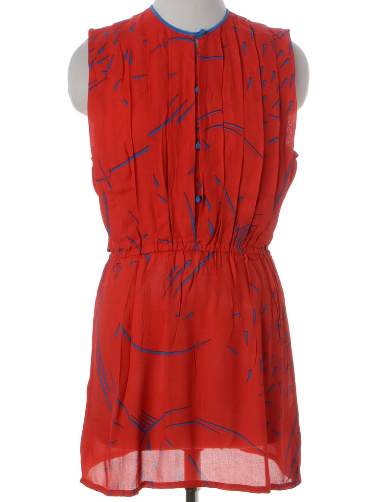 Label Anna Sleeveless Summer Short Dress - Dresses - Beyond Retro