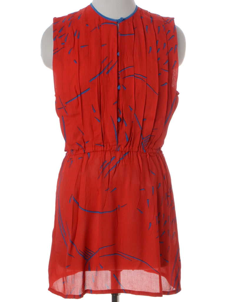 Label Anna Sleeveless Summer Short Dress - Dresses - Beyond Retro