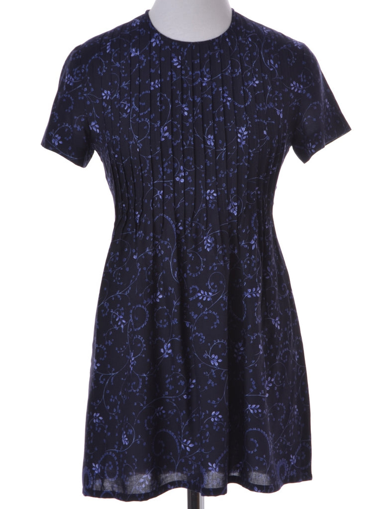 Beyond Retro Label Short Dress Navy With Back Tie - Dresses - Beyond Retro