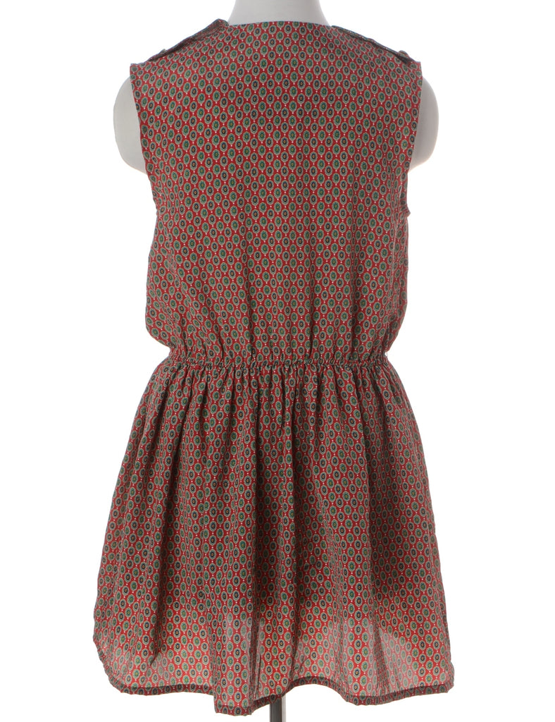 Label Anna Sleeveless Summer Short Dress - Dresses - Beyond Retro