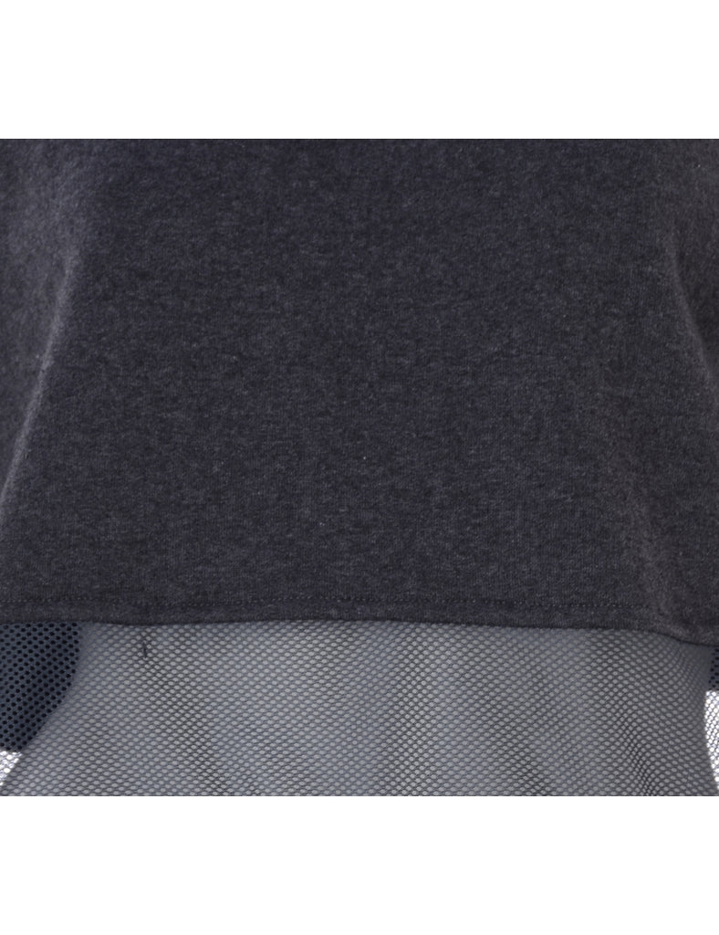 Label Alicia Sports Mesh Cropped Hoodie - Sweatshirts - Beyond Retro