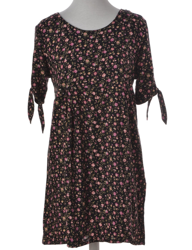 Beyond Retro Label Short Dress Black With Back Tie - Dresses - Beyond Retro