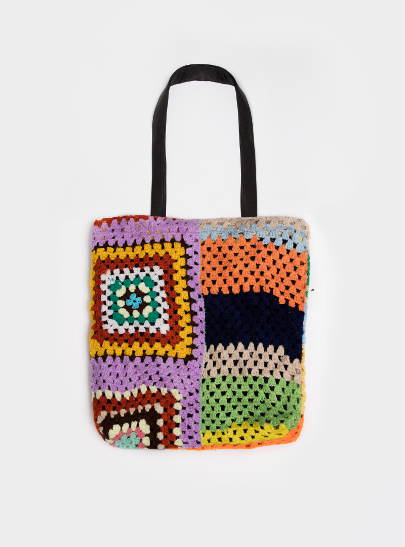 Crochet Urban O Bag Urban Outfitter's Brown Crochet Style Bag With