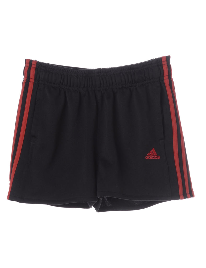 Beyond Retro Label Louise Sport Shorts Black With An Elasticized Waist - Shorts - Beyond Retro