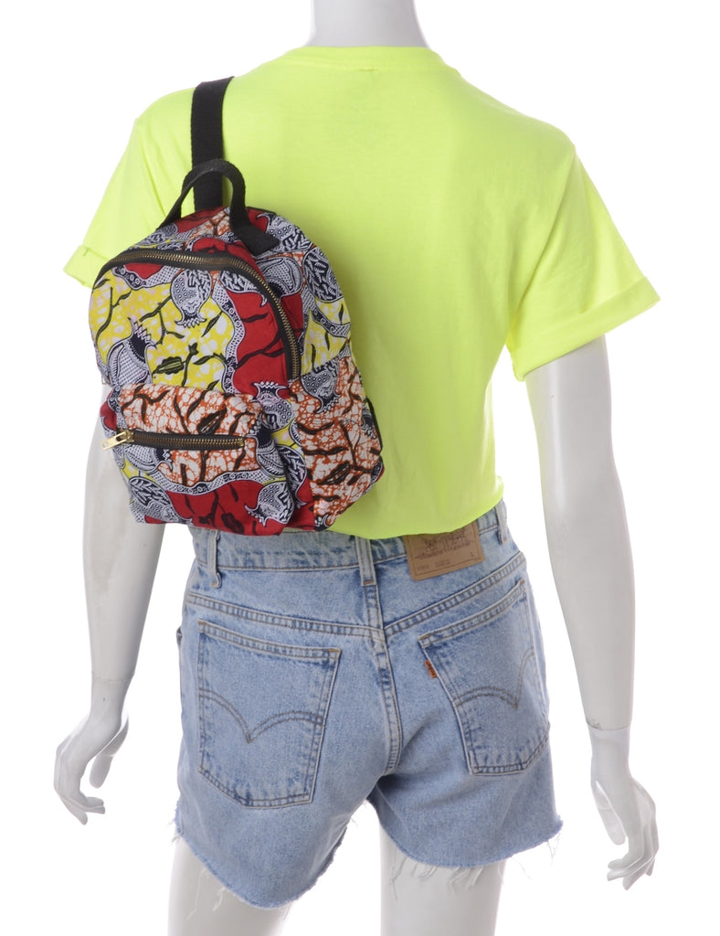 Label Bell Cropped Roll Sleeve T-Shirt - T-shirts - Beyond Retro