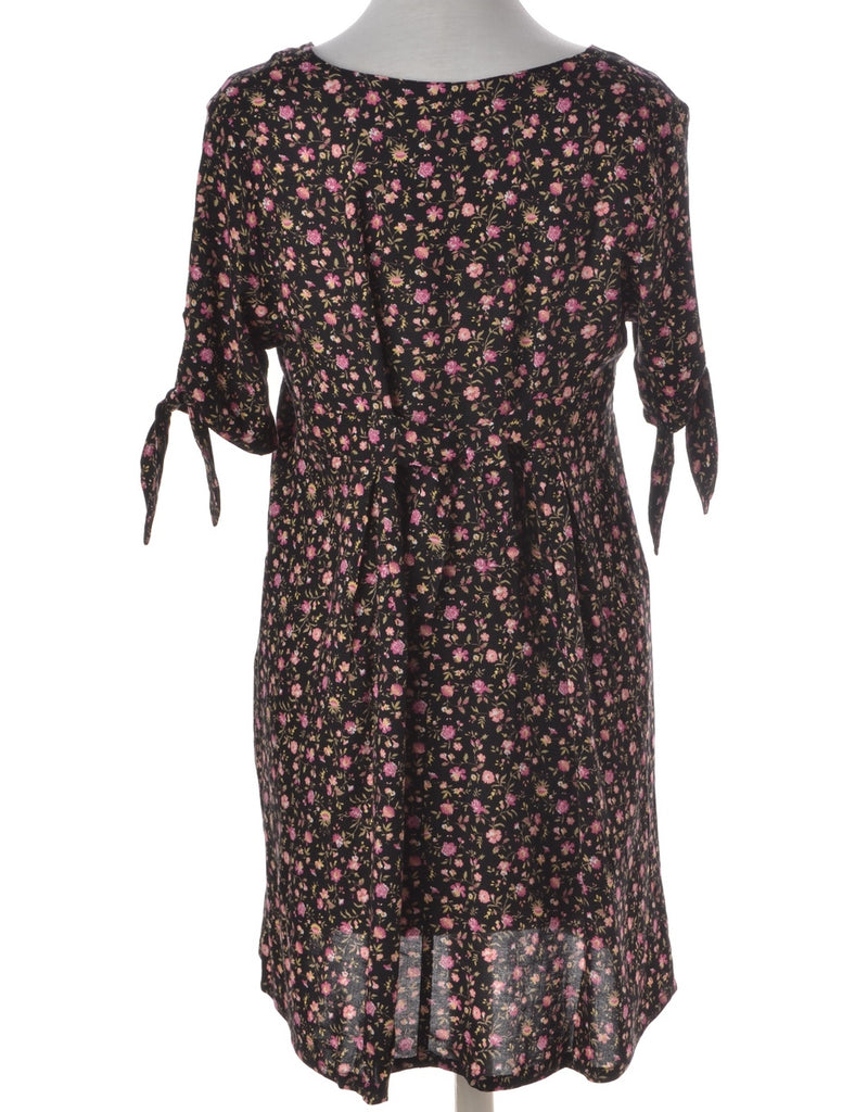 Beyond Retro Label Short Dress Black With Back Tie - Dresses - Beyond Retro