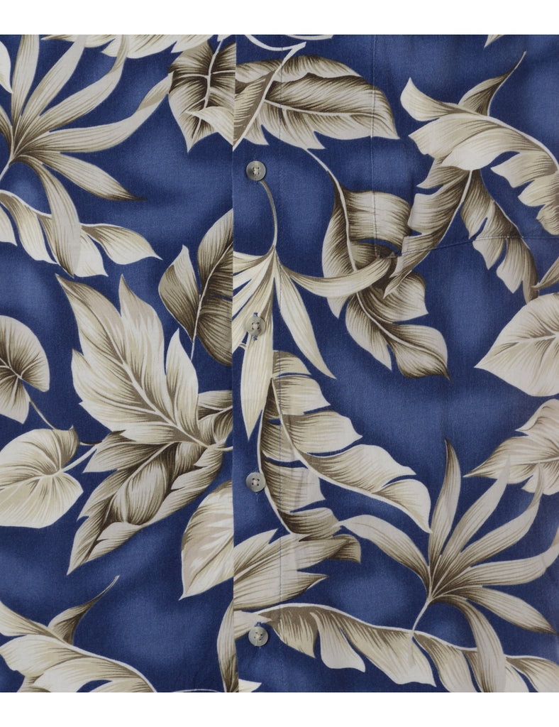 Label Harvey Roll Sleeve Hawaiian Shirt