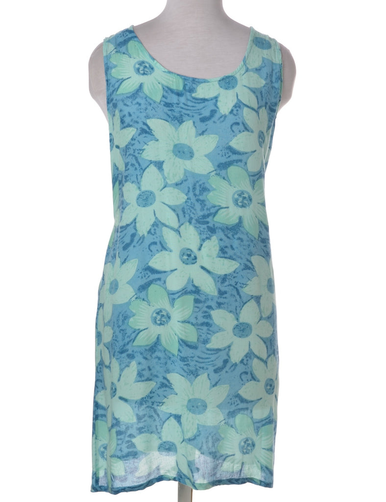 Floral Print Short Dress - Dresses - Beyond Retro