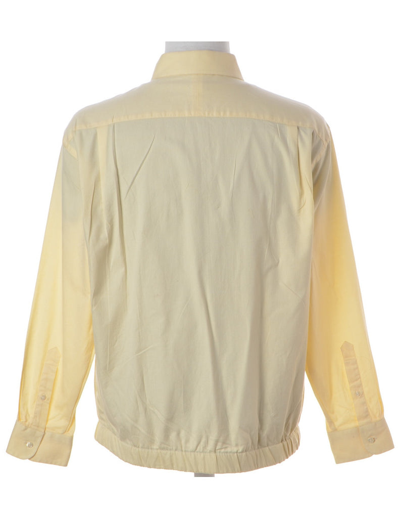 Label Yellow Summer Shacket