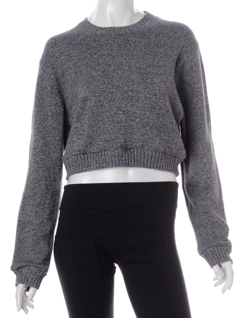 Label Alice Cropped Plain Knitted Jumper - Knits - Beyond Retro