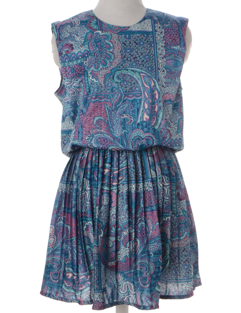 Label Anna Sleeveless Summer Short Dress - Dresses - Beyond Retro