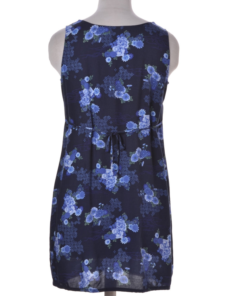 Floral Print Short Dress - Dresses - Beyond Retro