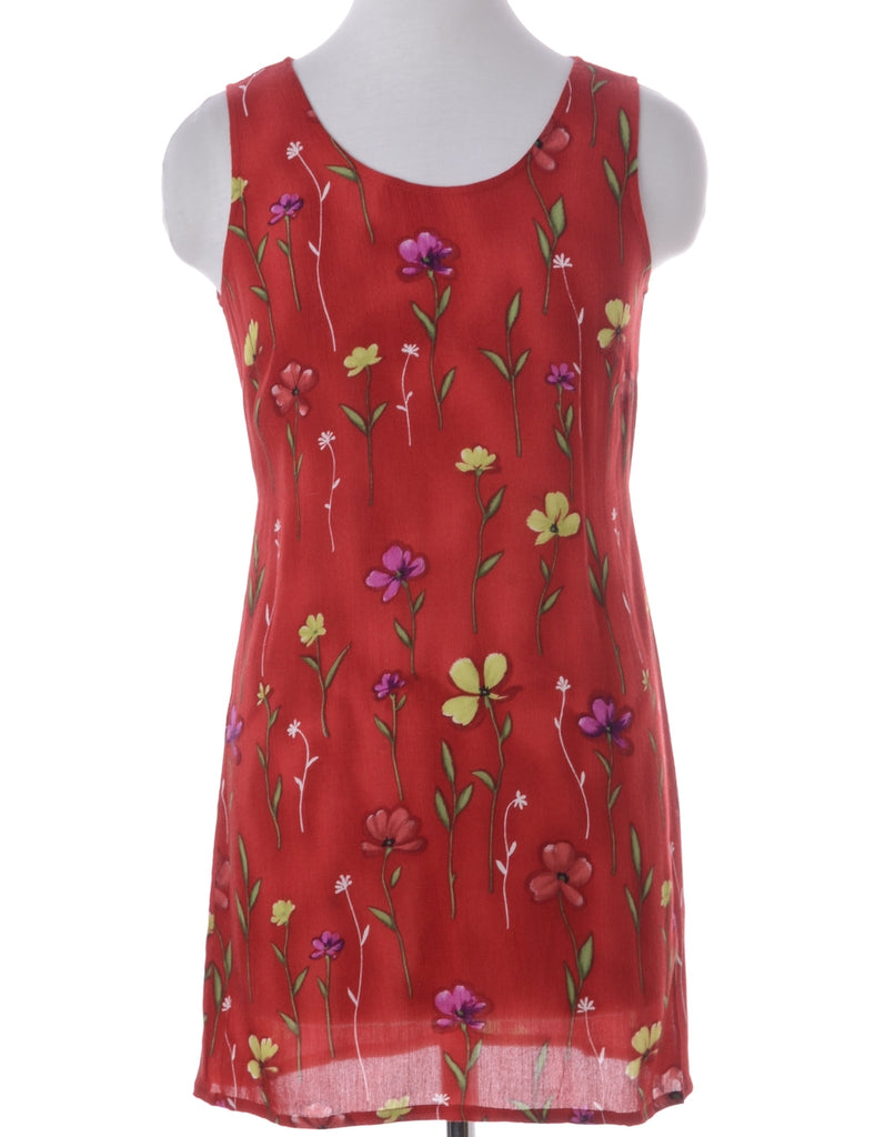 Beyond Retro Label Short Dress Red With Back Tie - Dresses - Beyond Retro