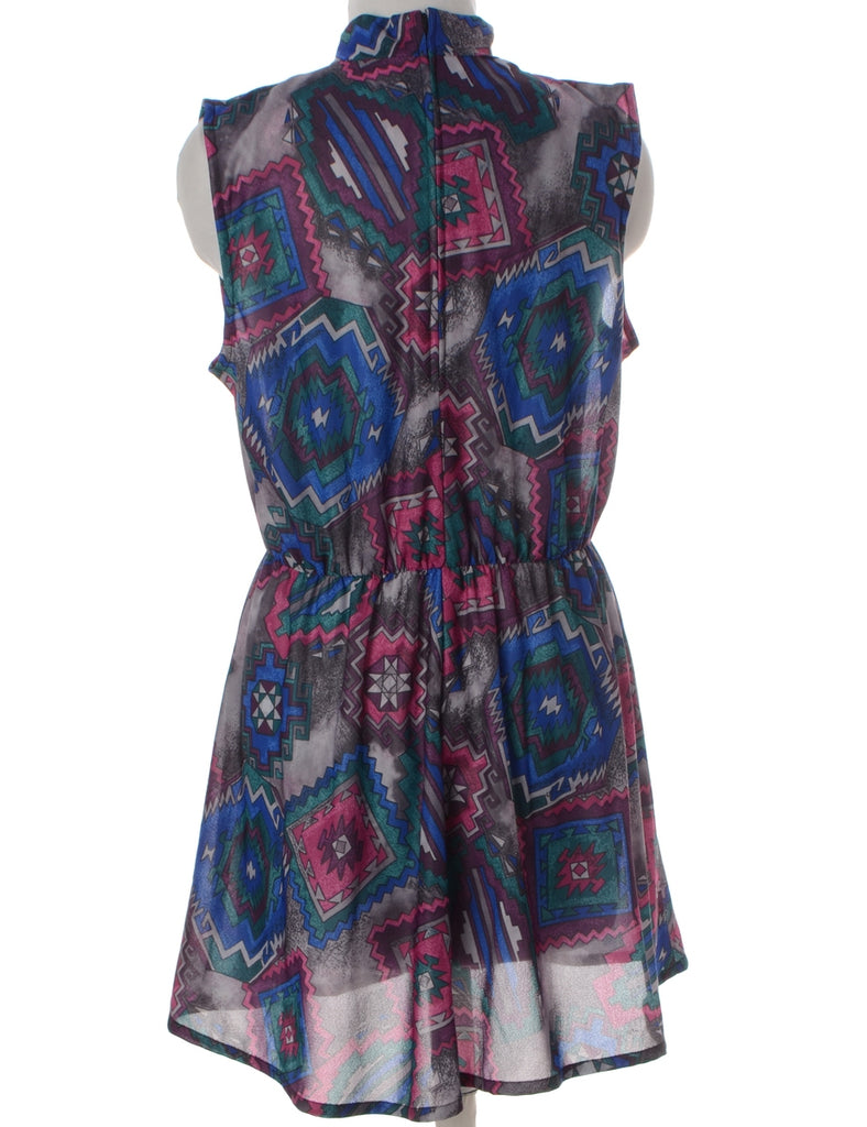 Label Anna Sleeveless Summer Short Dress - Dresses - Beyond Retro