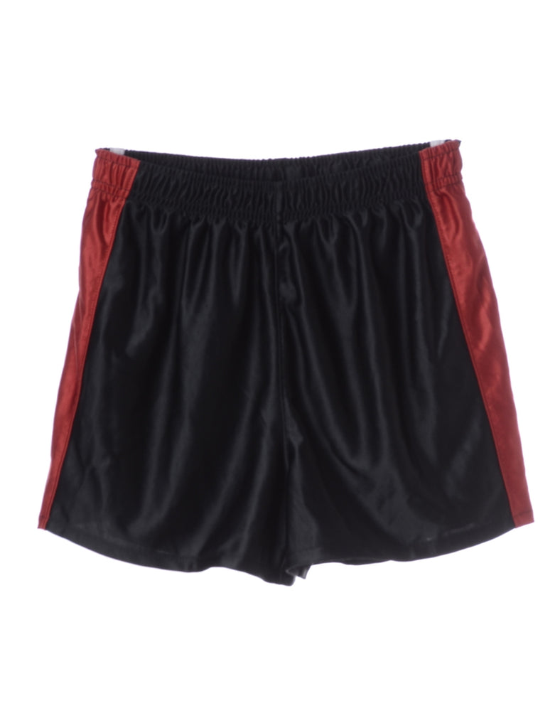 Beyond Retro Label Louise Sport Shorts Black With A Drawstring Waist - Shorts - Beyond Retro