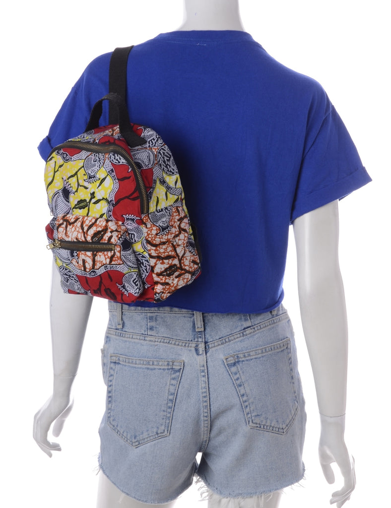 Label Bell Cropped Roll Sleeve T-Shirt - T-shirts - Beyond Retro