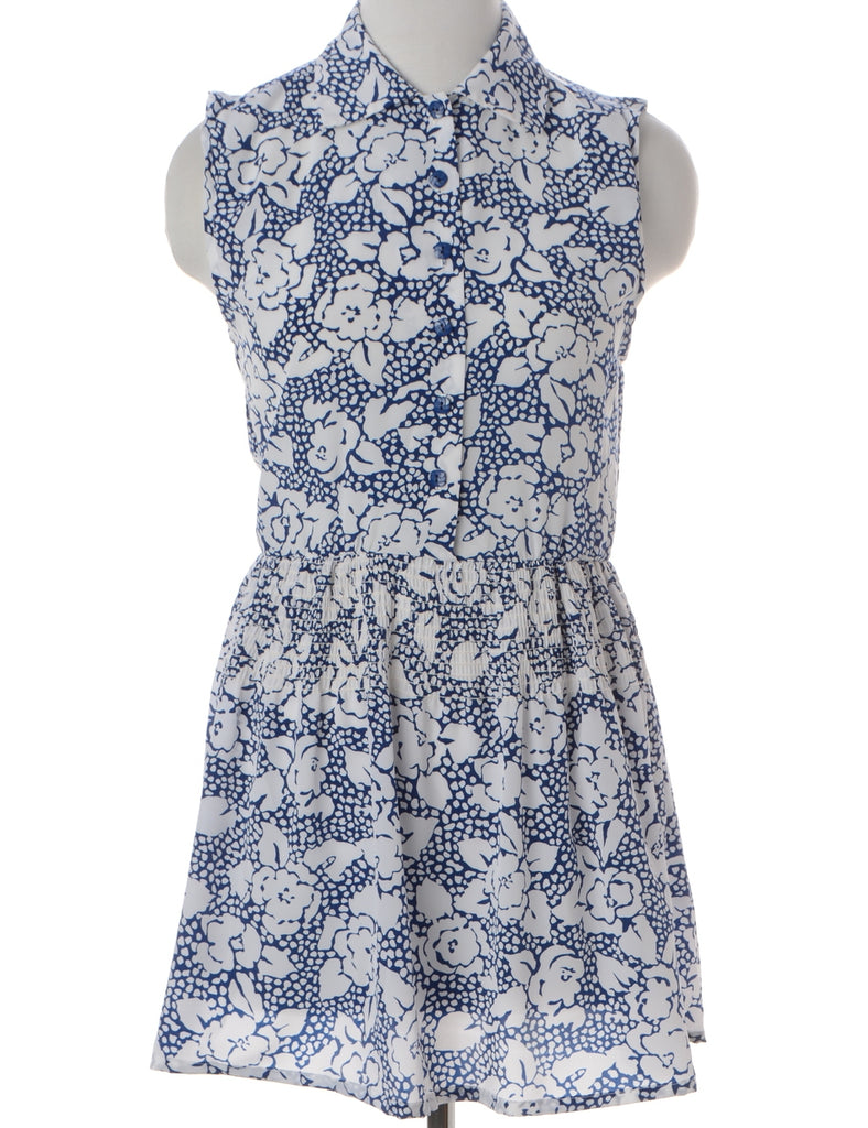 Label Anna Sleeveless Summer Short Dress - Dresses - Beyond Retro