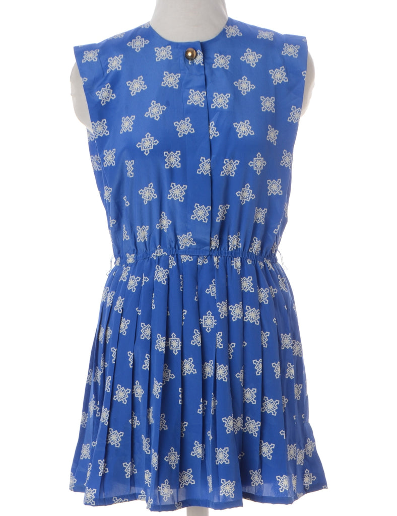 Label Anna Sleeveless Summer Short Dress - Dresses - Beyond Retro