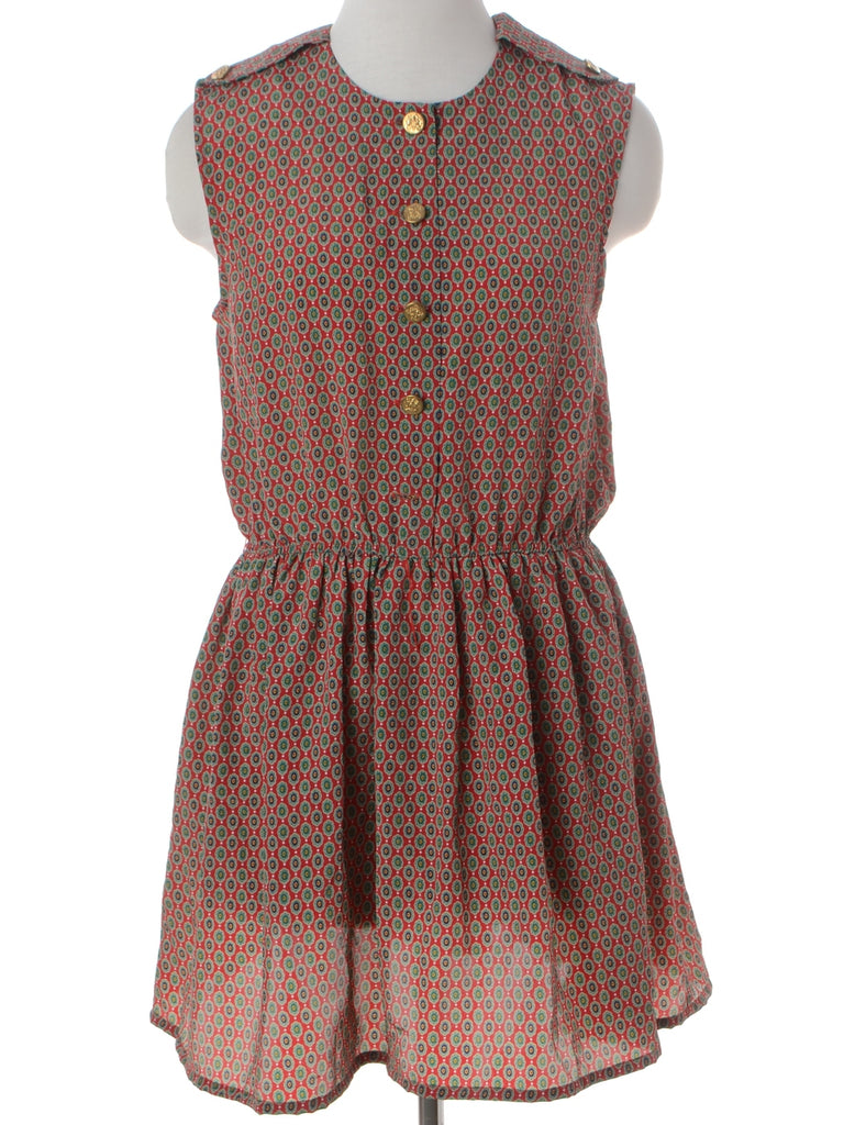 Label Anna Sleeveless Summer Short Dress - Dresses - Beyond Retro