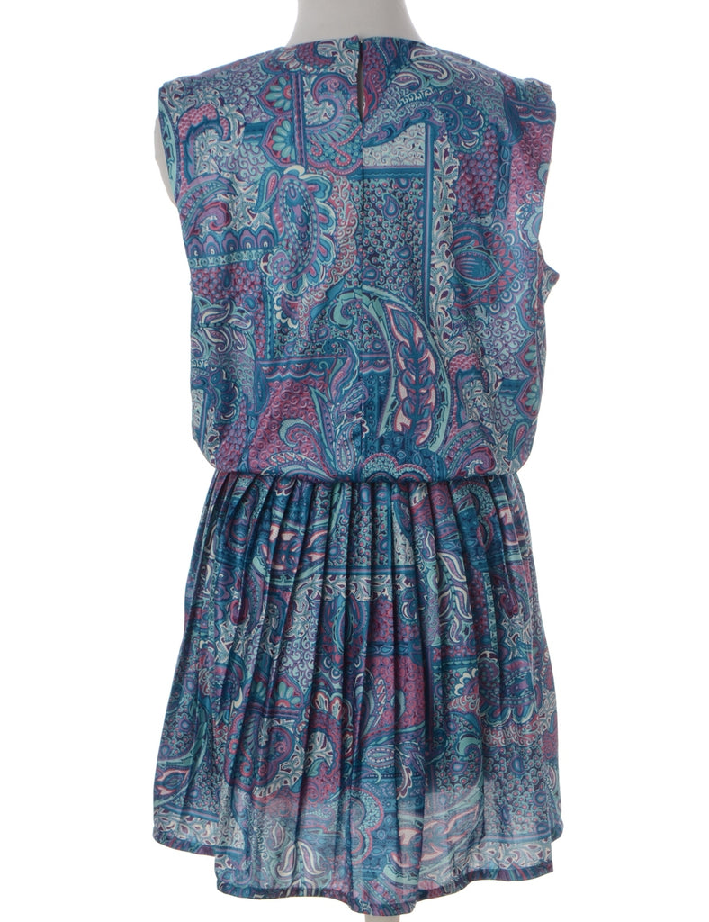Label Anna Sleeveless Summer Short Dress - Dresses - Beyond Retro