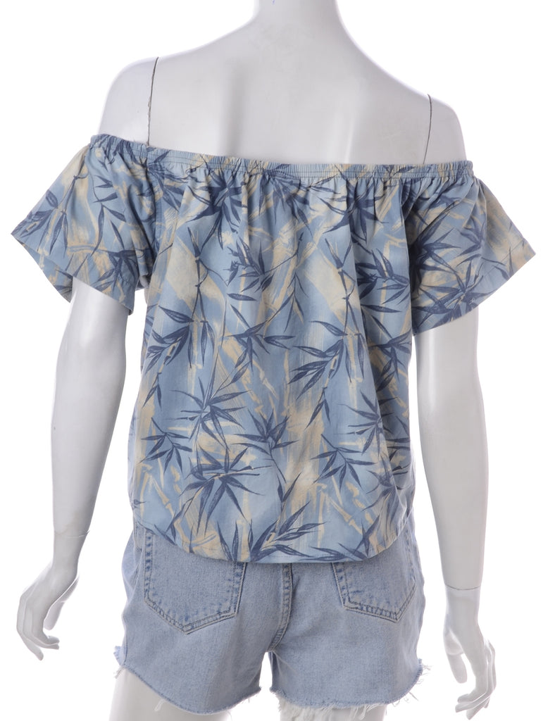 Label Hayley Hawaiian Off The Shoulder Top