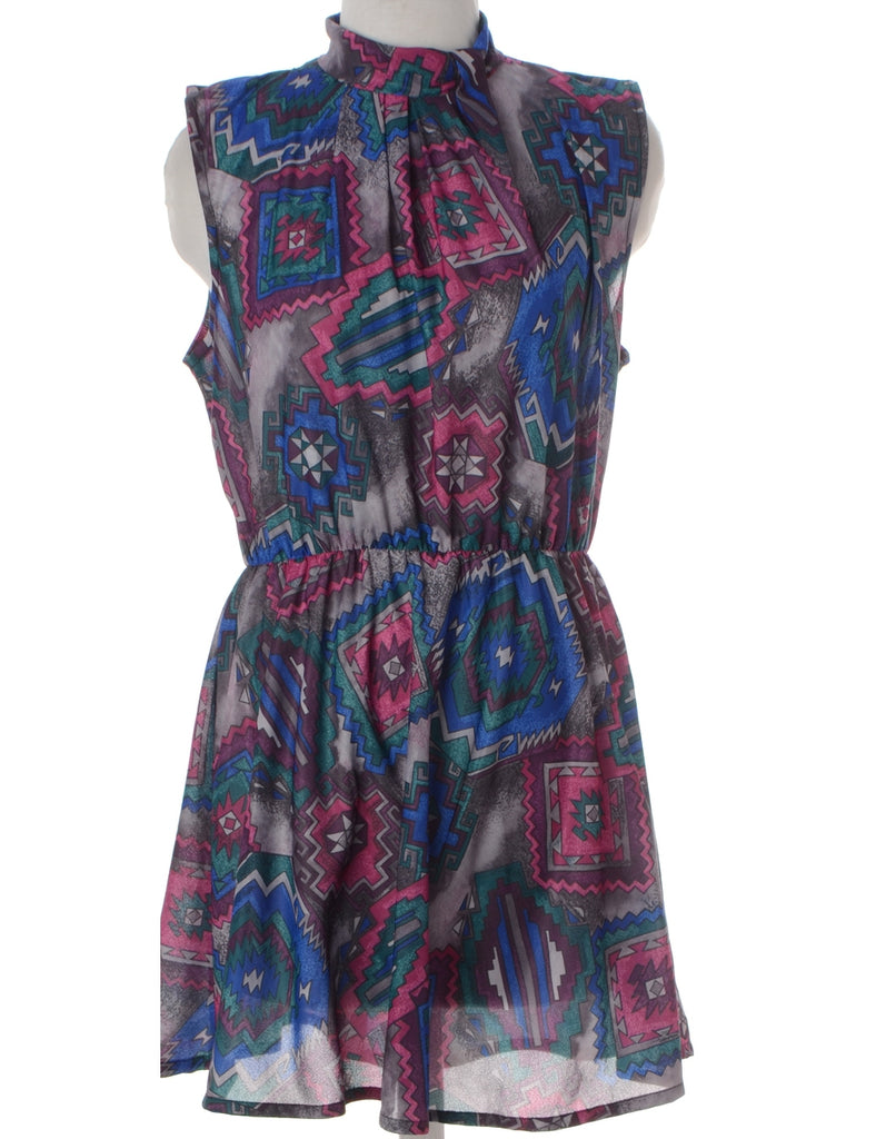 Label Anna Sleeveless Summer Short Dress - Dresses - Beyond Retro