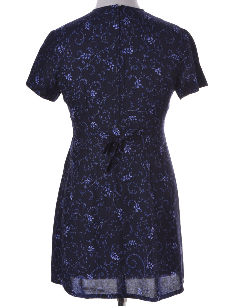 Beyond Retro Label Short Dress Navy With Back Tie - Dresses - Beyond Retro