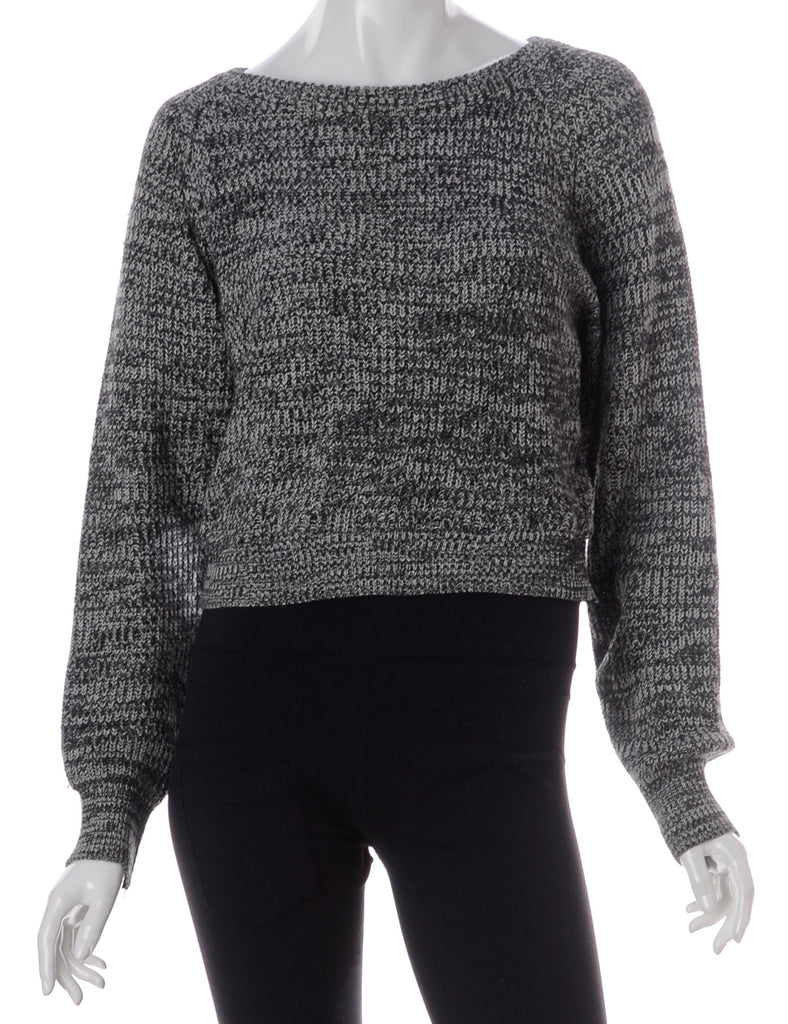 Label Alice Cropped Plain Knitted Jumper - Knits - Beyond Retro