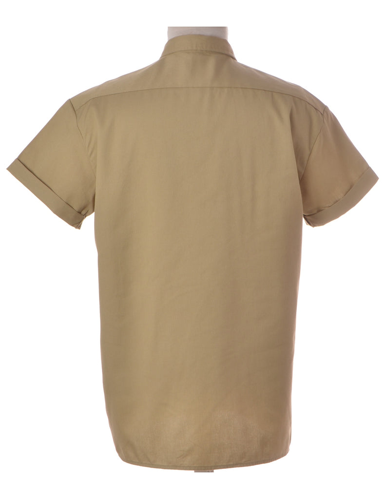 Label Beige Upcycled Dickies Shirt - Shirts - Beyond Retro