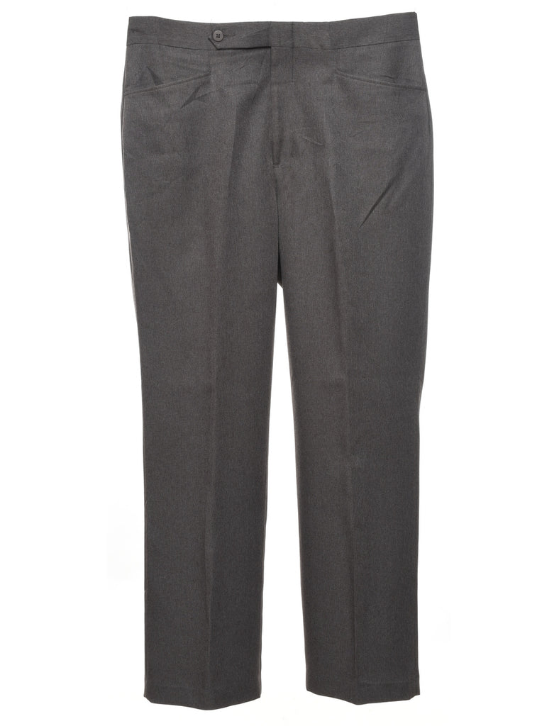 1970s Classic Grey Trousers - W35 L30