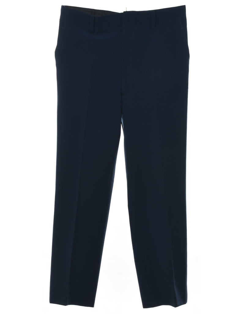 1970s Navy Classic Trousers - W34 L30