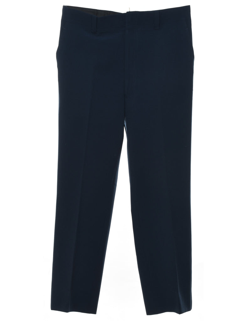 1970s Navy Classic Trousers - W34 L30