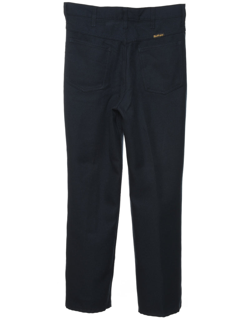 1970s Navy Classic Trousers - W31 L28