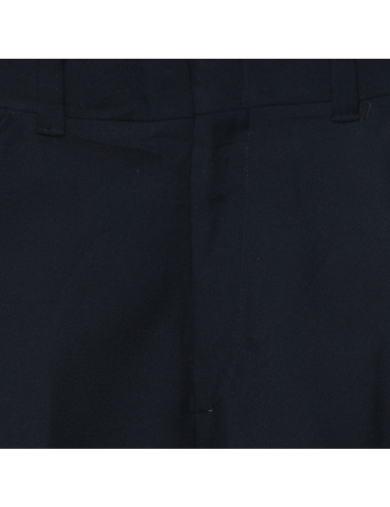 1970s Navy Straight-Fit Trousers - W35 L31