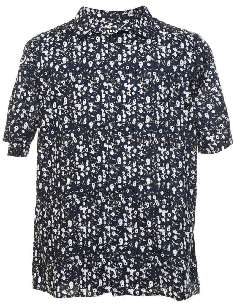1990s Navy DKNY Shirt - M