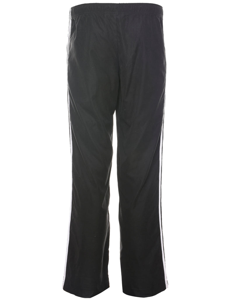 Adidas Black & White Contrast Track Pants - W32 L31
