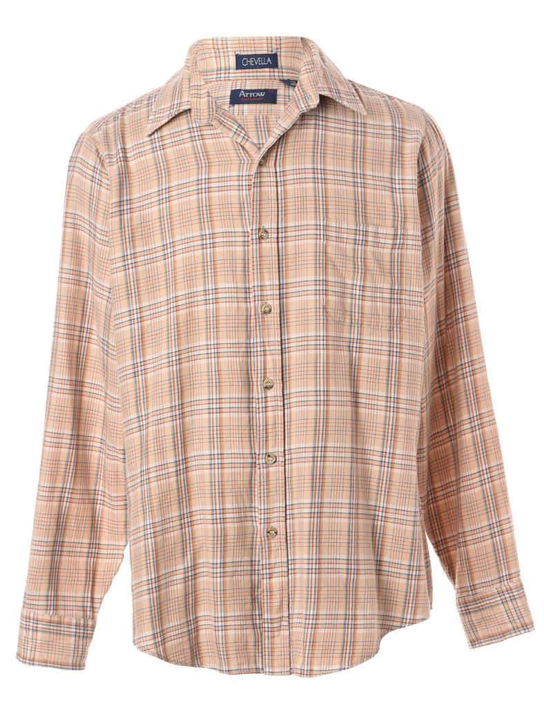 Beyond Retro Label Arrow Checked Shirt