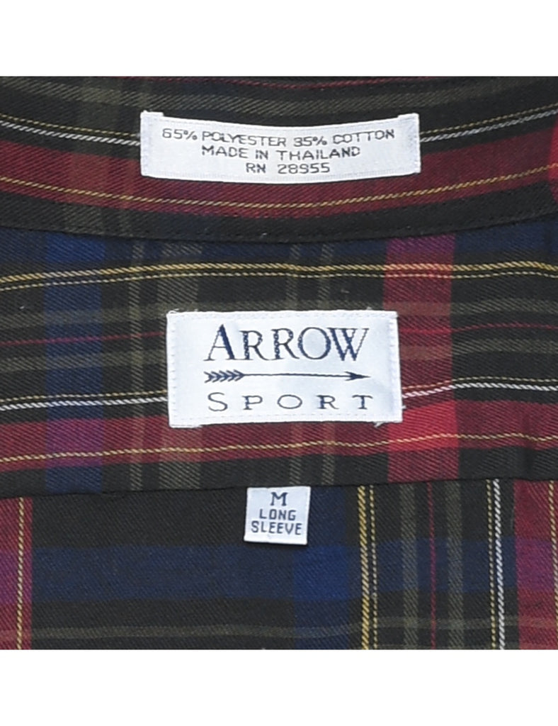 Arrow Checked Shirt - M