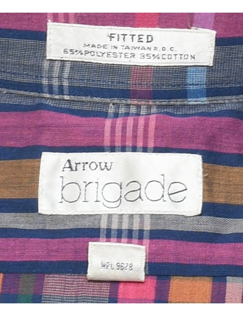 Arrow Multi-colour Checked Shirt - M