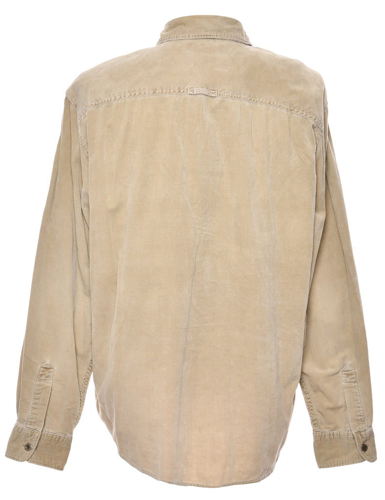Beige Columbia Corduroy Shirt - L