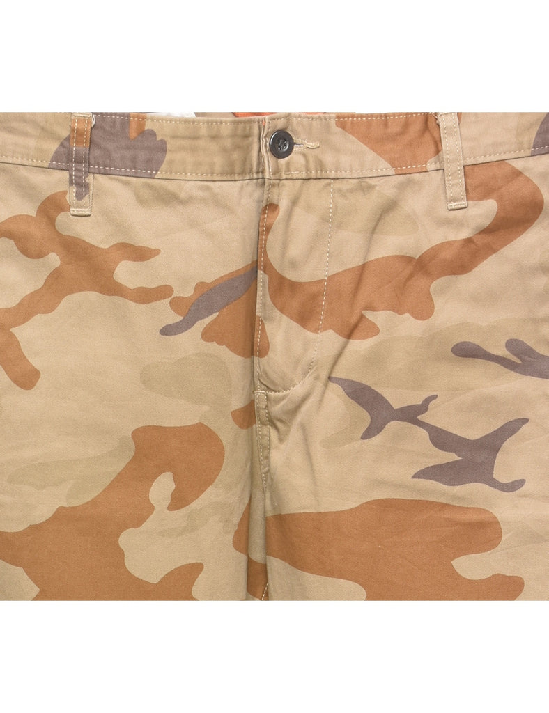 Camouflage Print Cargo Trousers - W37 L31