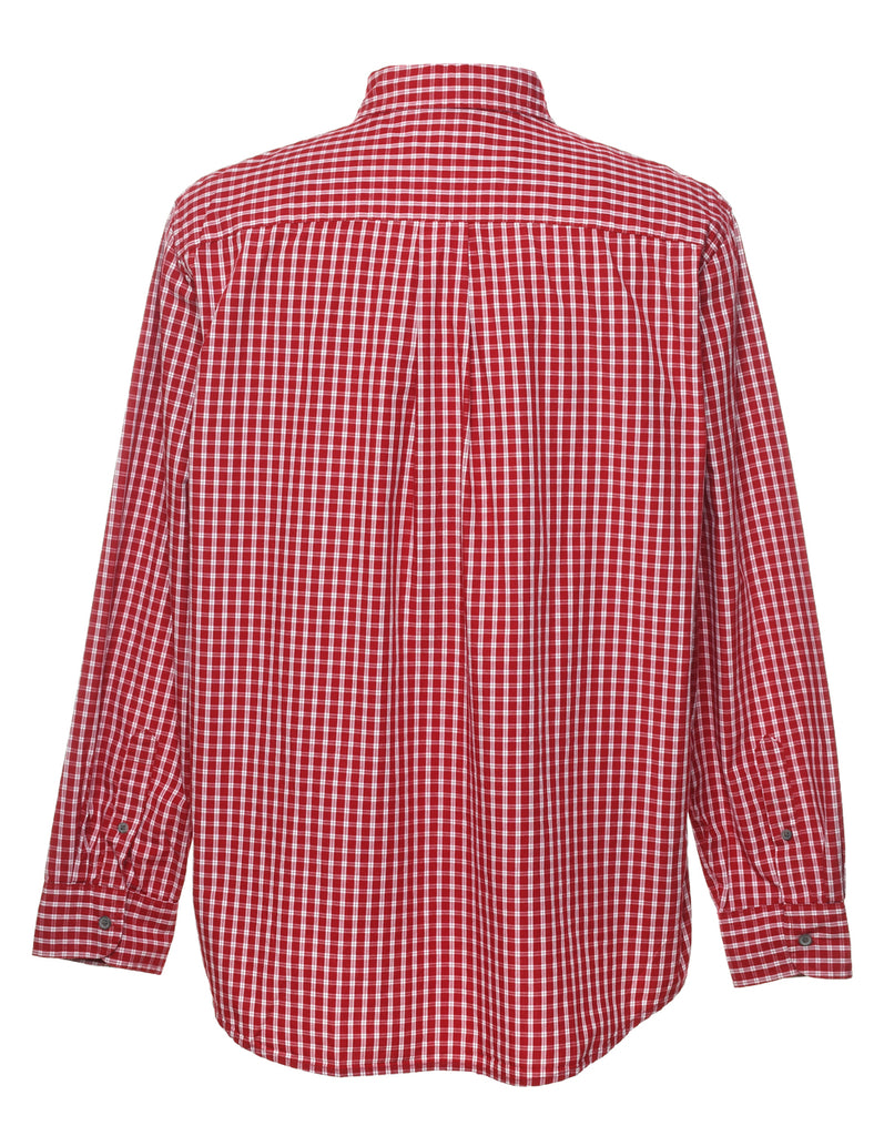 Chaps Red Checked Shirt - L