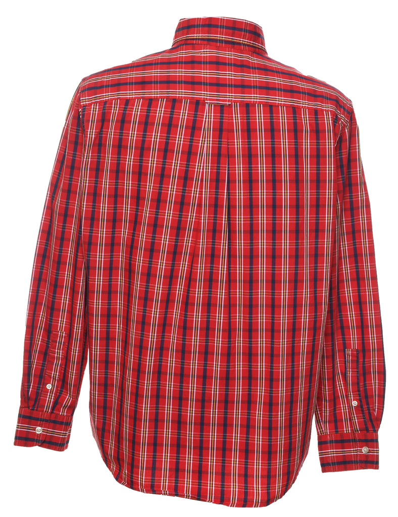 Chaps Red Checked Shirt - L