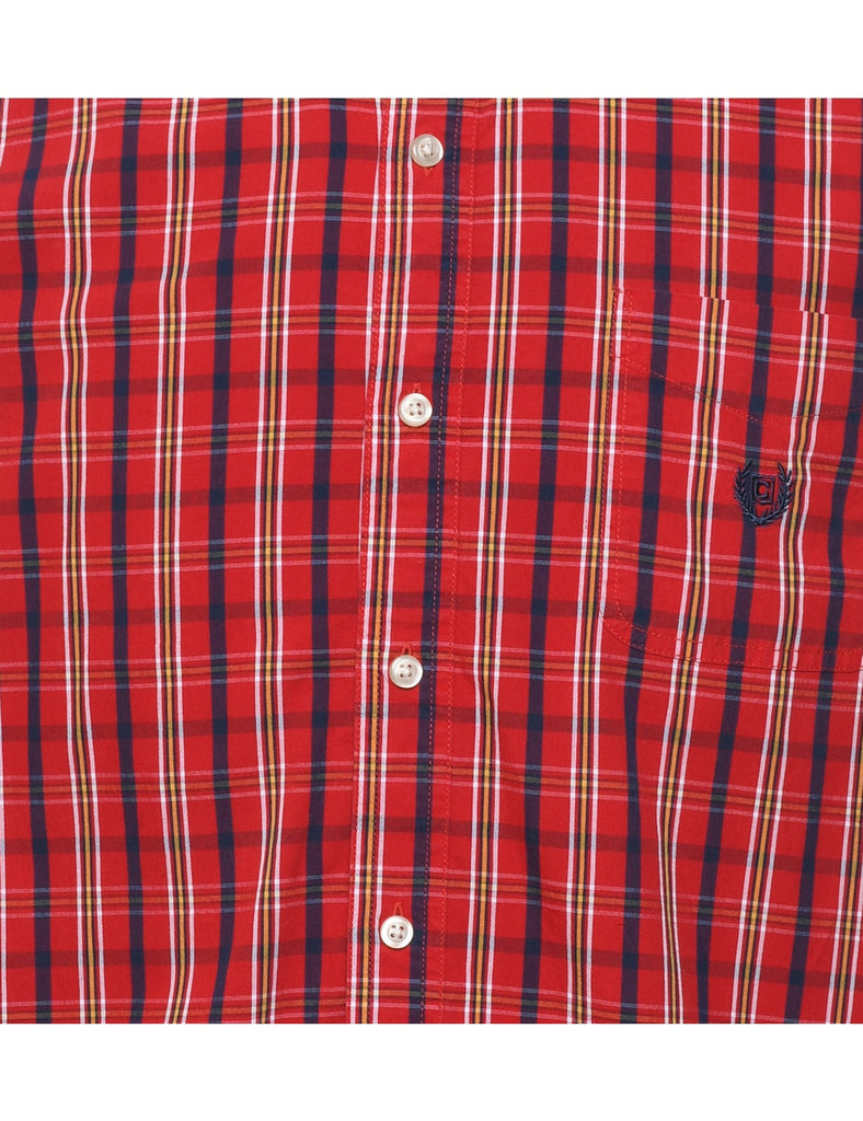 Chaps Red Checked Shirt - L