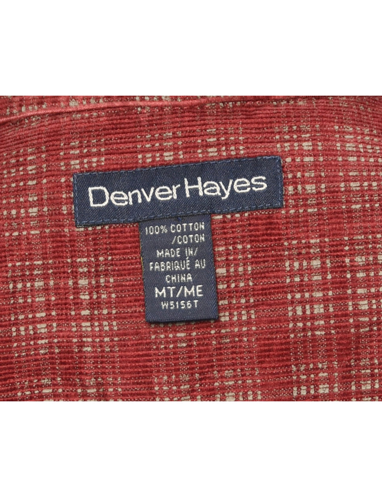 Corduroy Red Shirt - M